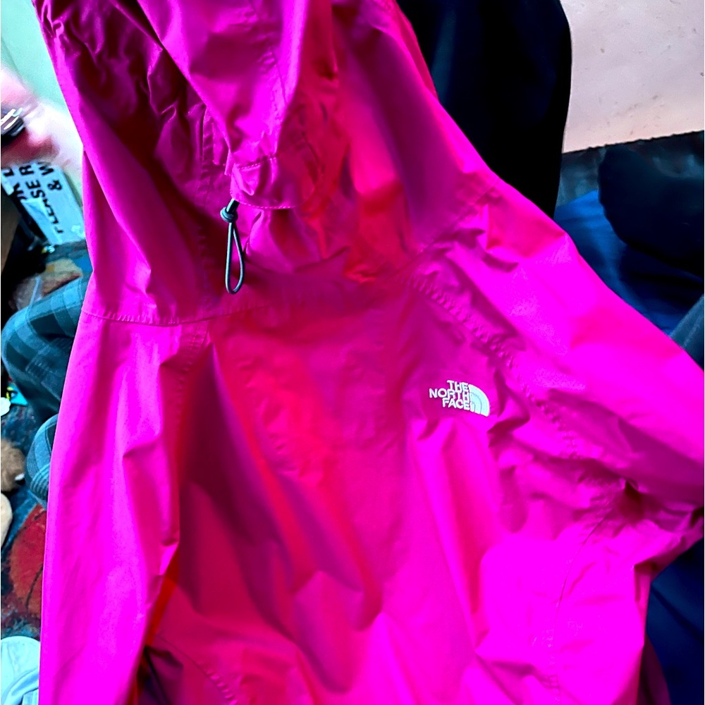 Purple North Face Rain Jacket